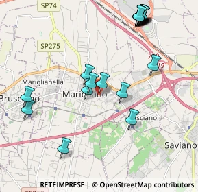 Mappa Via Ambasciatore Montagna, 80034 Marigliano NA, Italia (2.4985)