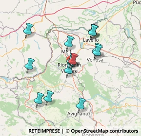 Mappa Vico Ii Ortilizi, 85028 Rionero in Vulture PZ, Italia (14.48714)