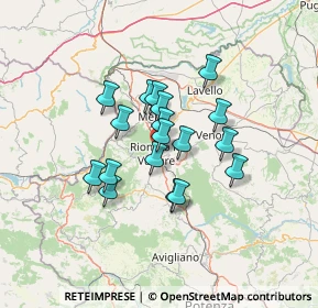 Mappa Vico Ii Ortilizi, 85028 Rionero in Vulture PZ, Italia (10.59444)