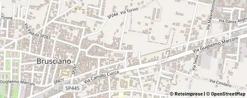 Mappa Brusciano
