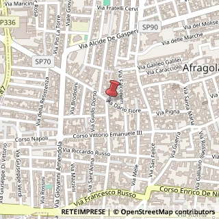 Mappa Via Dario Fiore, 24, 80021 Afragola, Napoli (Campania)