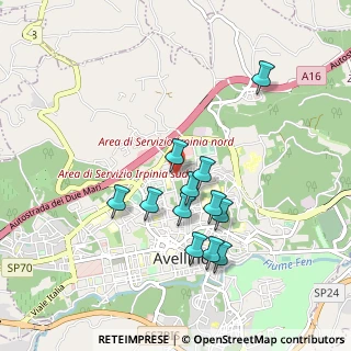 Mappa Via Ernesto Pontieri, 83100 Avellino AV, Italia (0.87)