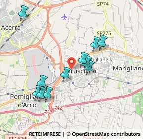 Mappa Via Antonio de Curtis, 80031 Brusciano NA, Italia (1.90909)