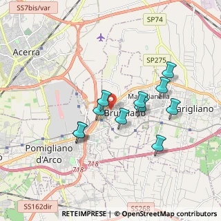 Mappa Via Antonio de Curtis, 80031 Brusciano NA, Italia (1.65273)