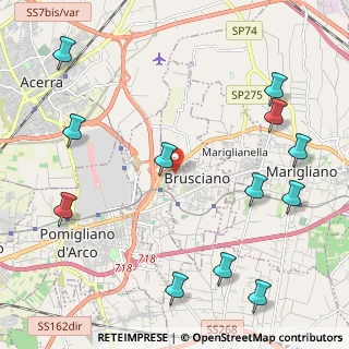 Mappa Via Antonio de Curtis, 80031 Brusciano NA, Italia (3.00583)