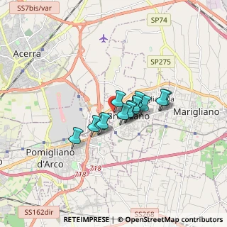 Mappa Via Antonio de Curtis, 80031 Brusciano NA, Italia (1.05786)