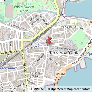 Mappa Corso Umberto I, 140, 07026 Olbia, Olbia-Tempio (Sardegna)