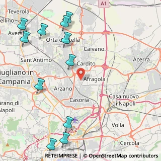 Mappa Via IV Novembre, 80026 Casoria NA, Italia (6.37091)