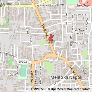 Mappa Via Roma, 396, 80017 Melito di Napoli, Napoli (Campania)