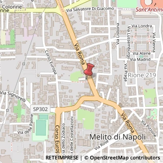 Mappa Via Roma, 386, 80017 Melito di Napoli, Napoli (Campania)