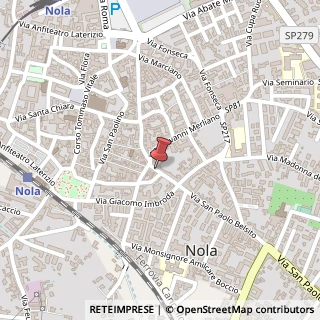 Mappa Via Alberto da Nola, 11, 80035 Nola, Napoli (Campania)