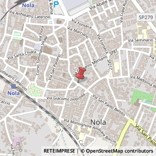 Mappa Via Alberto da Nola, 8, 80035 Nola, Napoli (Campania)