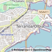 Kartta Tempio Pausania