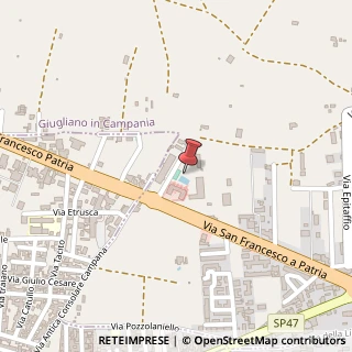 Mappa Via San Francesco a Patria, 37, 80014 Giugliano in Campania, Napoli (Campania)