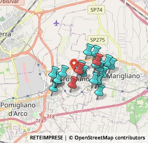 Mappa Via Giacomo Leopardi, 80031 Brusciano NA, Italia (1.2995)