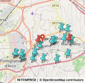 Mappa Via Giacomo Leopardi, 80031 Brusciano NA, Italia (2.132)