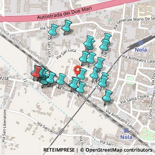 Mappa Via D'Angerio, 80035 Nola NA, Italia (0.21)