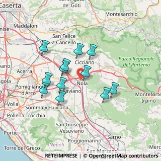 Mappa Via Morelli e Silvati, 80030 Nola NA, Italia (6.4325)