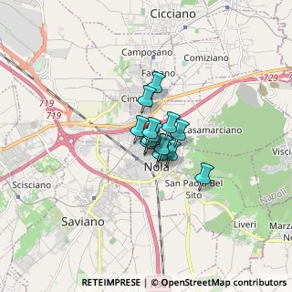 Mappa Via Morelli e Silvati, 80030 Nola NA, Italia (0.74143)