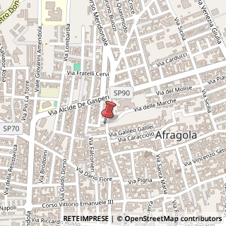 Mappa Via Arturo de Rosa, 46, 80021 Afragola, Napoli (Campania)
