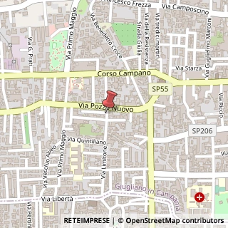 Mappa Via Virgilio, 8, 80014 Giugliano in Campania, Napoli (Campania)