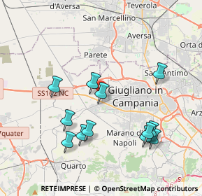 Mappa , 80014 Giugliano in Campania NA, Italia (4.18083)