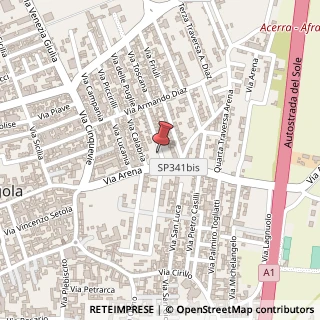 Mappa via Rodolfo Morandi, 21, 80021 Afragola, Napoli (Campania)