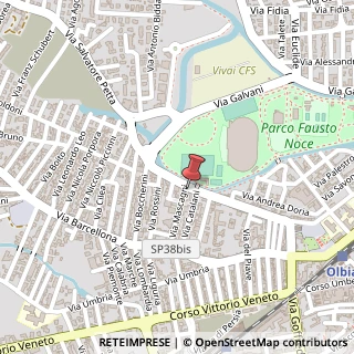 Mappa Via Fausto Noce, 57, 07026 Olbia, Olbia-Tempio (Sardegna)