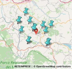 Mappa Località Porrara, 83057 Sant'Angelo dei Lombardi AV, Italia (6.35857)