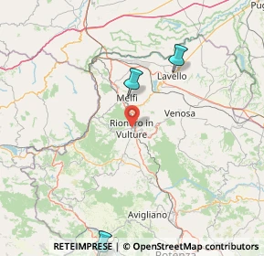Mappa Via Michele Rigillo, 85028 Rionero in Vulture PZ, Italia (39.04)