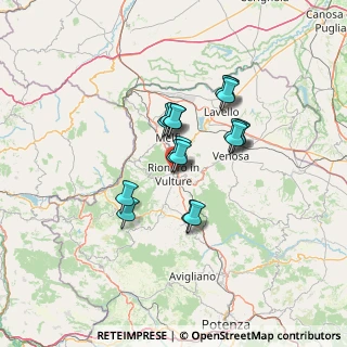 Mappa Via Michele Rigillo, 85028 Rionero in Vulture PZ, Italia (10.63389)