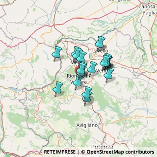 Mappa Via Michele Rigillo, 85028 Rionero in Vulture PZ, Italia (9.6595)