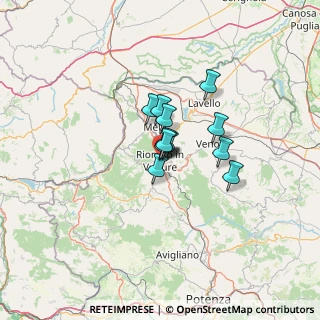 Mappa Via Michele Rigillo, 85028 Rionero in Vulture PZ, Italia (7.475)