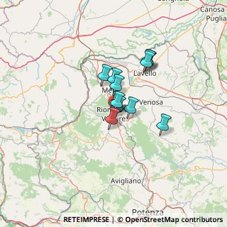 Mappa Via Michele Rigillo, 85028 Rionero in Vulture PZ, Italia (8.49333)