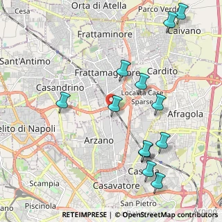 Mappa Via Guglielmo Marconi, 80027 Frattamaggiore NA, Italia (2.5275)