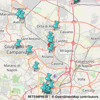 Mappa Via Guglielmo Marconi, 80027 Frattamaggiore NA, Italia (6.335)