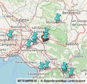 Mappa Via Giordano Bruno, 80035 Nola NA, Italia (15.28357)