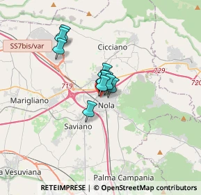 Mappa Via Giordano Bruno, 80035 Nola NA, Italia (1.94364)