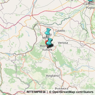 Mappa Via Milano, 85028 Rionero In Vulture PZ, Italia (34.30538)
