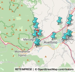 Mappa Via Francesco de Sanctis, 83013 Mercogliano AV, Italia (4.06538)