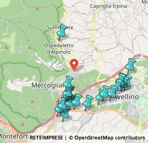 Mappa Via Francesco de Sanctis, 83013 Mercogliano AV, Italia (2.393)
