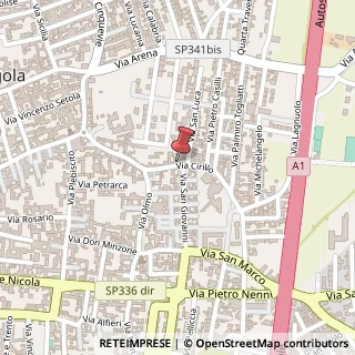 Mappa Via Cirillo, 72, 80021 Afragola, Napoli (Campania)