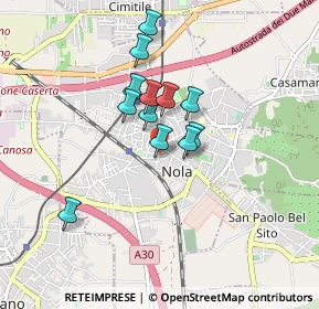 Mappa Via Annibale, 80035 Nola NA, Italia (0.68833)