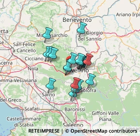 Mappa Via XXV Aprile, 83013 Mercogliano AV, Italia (9.2305)
