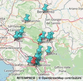 Mappa Via XXV Aprile, 83013 Mercogliano AV, Italia (16.008)