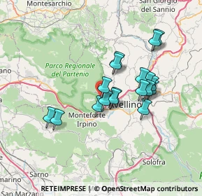 Mappa Via XXV Aprile, 83013 Mercogliano AV, Italia (6.25056)