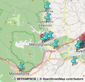 Mappa Via XXV Aprile, 83013 Mercogliano AV, Italia (2.85235)