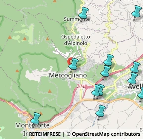 Mappa Via XXV Aprile, 83013 Mercogliano AV, Italia (2.9275)