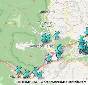 Mappa Via XXV Aprile, 83013 Mercogliano AV, Italia (2.7225)