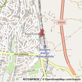 Mappa Via Roma, 211, 85028 Rionero in Vulture, Potenza (Basilicata)